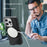 For iPhone 16 Pro Max Case Compatible with MagSafe Kickstand TPU + PU Leather Phone Cover - Black - 3