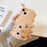 For iPhone 15 Silicone Case Cute Walking Cat Design Lens Cover Kickstand Phone Cover - 1