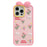 For iPhone 16 Pro Max Silicone Case Cute 3D Tulip Design Shockproof Phone Back Cover with Lanyard - 2