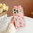 For iPhone 16 Pro Max Silicone Case Cute 3D Tulip Design Shockproof Phone Back Cover with Lanyard - 6