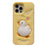 For iPhone 16 Pro Max Silicone Case Cute Expanding Duck Design Shockproof Phone Back Cover - 1