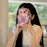 For iPhone 15 Silicone Case Cute Butterfly Kickstand Design Shockproof Phone Back Cover - Purple - 2