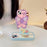 For iPhone 15 Silicone Case Cute Butterfly Kickstand Design Shockproof Phone Back Cover - Purple - 5