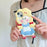 For iPhone 15 Silicone Case Cute Blonde Girl Design Shockproof Phone Back Cover - 3