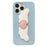 For iPhone 16 Pro Max Silicone Case Cute Wing Kickstand Design Shockproof Phone Back Cover - 1