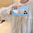 For iPhone 16 Pro Max Silicone Case Cute Wing Kickstand Design Shockproof Phone Back Cover - 2