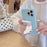 For iPhone 16 Pro Max Silicone Case Cute Wing Kickstand Design Shockproof Phone Back Cover - 4