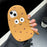 For iPhone 15 Silicone Case Cute 3D Potato Design Shockproof Phone Back Cover - 4