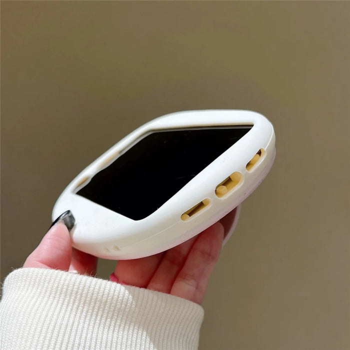 For iPhone 15 Silicone Case Cute Pig Slipper Design Shockproof Phone Back Cover - 7