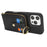 For iPhone 15 Pro Max Case with Zipper Pouch  /  Ring Kickstand  /  Strap Litchi Texture PU + TPU Phone Cover - Black - 3