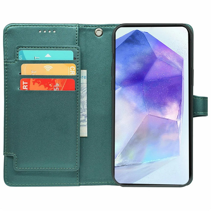 For Nothing CMF Phone 2 Pro Case with 9 Card Slots PU Leather Stand Phone Cover - Green - 2
