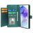 For Nothing CMF Phone 2 Pro Case with 9 Card Slots PU Leather Stand Phone Cover - Green - 3