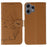 For Nothing CMF Phone 2 Pro Case Feather Imprint PU Leather Wallet Phone Cover - Brown - 1