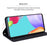 For iPhone 16 Pro Max Case Business Style Magnetic Closure Leather Phone Cover with Strap - Black - 3