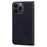 For iPhone 15 Pro Case Business Style Magnetic Closure Leather Phone Cover with Strap - Black - 7