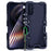 For Samsung Galaxy A36 5G Bumper Case Aluminium Alloy Metal Phone Shell Cover with Strap - Black - 1