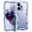 For Realme 14 5G Bumper Case Aluminium Alloy Metal Phone Shell Cover with Strap - Silver - 1