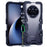 For Realme 14 Pro 5G Bumper Case Aluminium Alloy Metal Phone Shell Cover with Strap - Black - 1