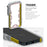 For Realme 14 Pro 5G Bumper Case Aluminium Alloy Metal Phone Shell Cover with Strap - Black - 3