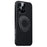 For iPhone 16 Pro Max Case Compatible with MagSafe Leather TPU Back Cover with Hidden Kickstand - Black - 2