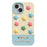 For iPhone 15 Silicone Case Cute 3D Colorful Stars Design Shockproof Phone Back Cover - 1