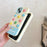 For iPhone 15 Silicone Case Cute 3D Colorful Stars Design Shockproof Phone Back Cover - 7