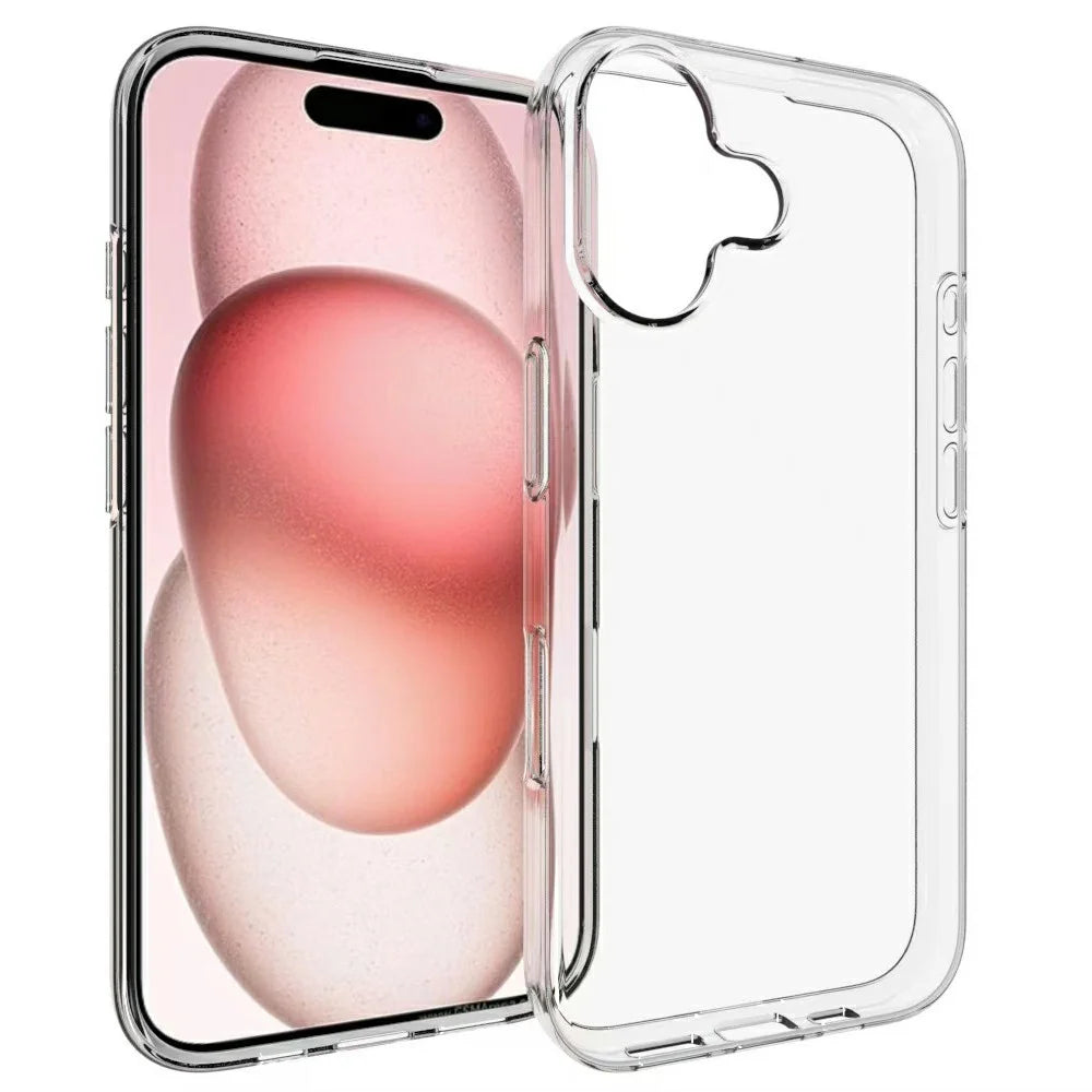 For iPhone 17 Case Anti-Fingerprint Crystal Clear TPU Phone Cover - 1