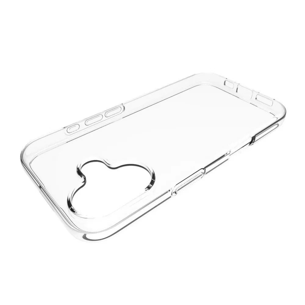 For iPhone 17 Case Anti-Fingerprint Crystal Clear TPU Phone Cover - 4