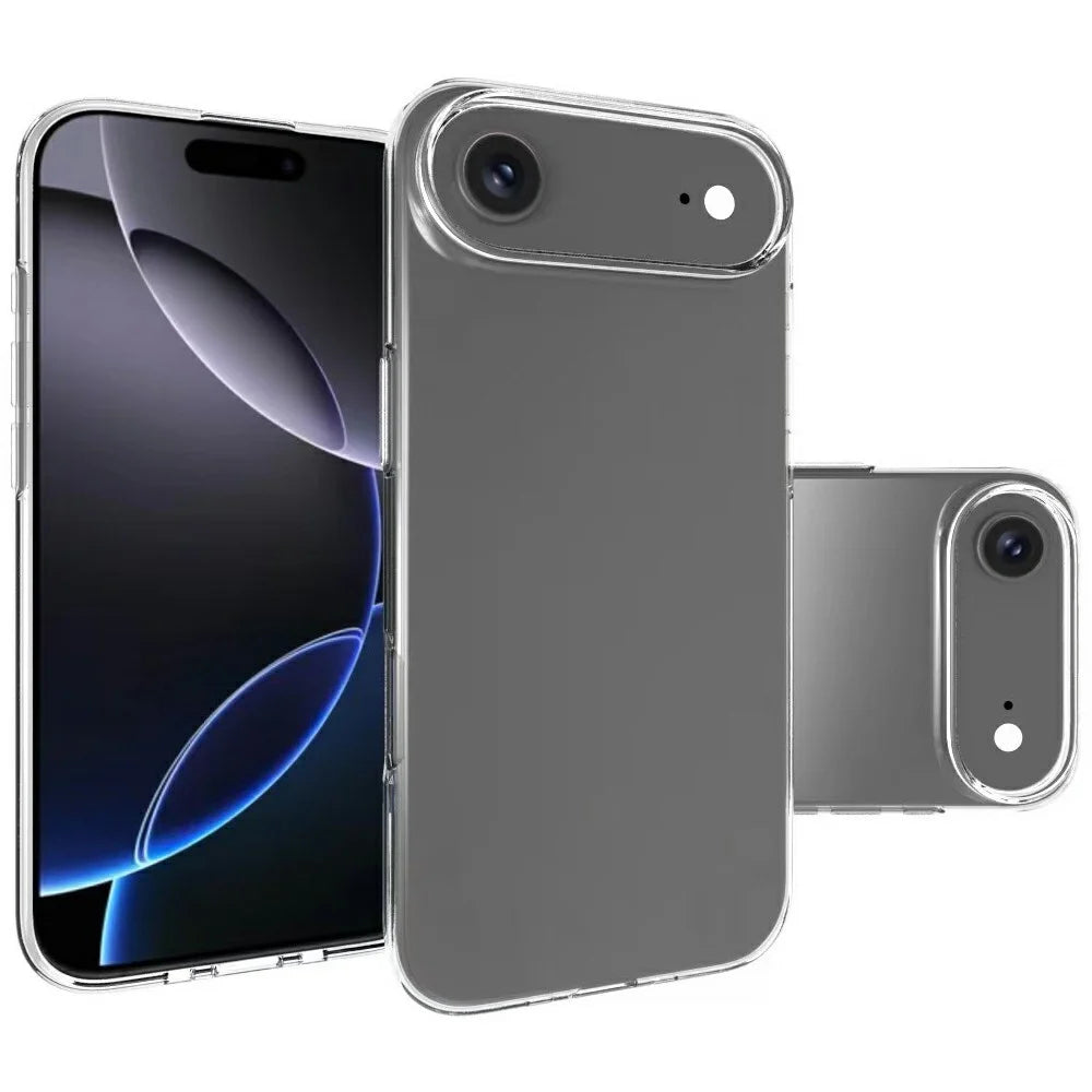 For iPhone Air Case Anti-Fingerprint Crystal Clear TPU Phone Cover - 1