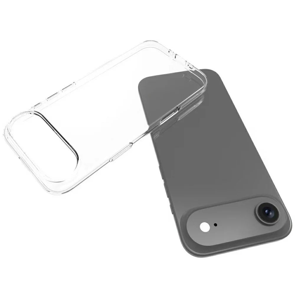 For iPhone Air Case Anti-Fingerprint Crystal Clear TPU Phone Cover - 2