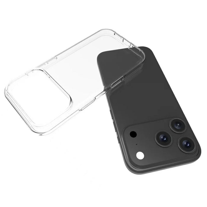 For iPhone 17 Pro Max Case Anti-Fingerprint Crystal Clear TPU Phone Cover - 2