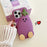 For iPhone 16 Pro Max Silicone Case Cute Eggplant Design Shockproof Phone Back Cover - 5