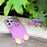 For iPhone 16 Pro Max Silicone Case Cute Eggplant Design Shockproof Phone Back Cover - 6