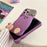 For iPhone 16 Pro Max Silicone Case Cute Eggplant Design Shockproof Phone Back Cover - 7