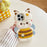 For iPhone 16 Pro Max Silicone Case Bee Sheep Design Shockproof Phone Back Cover - 6