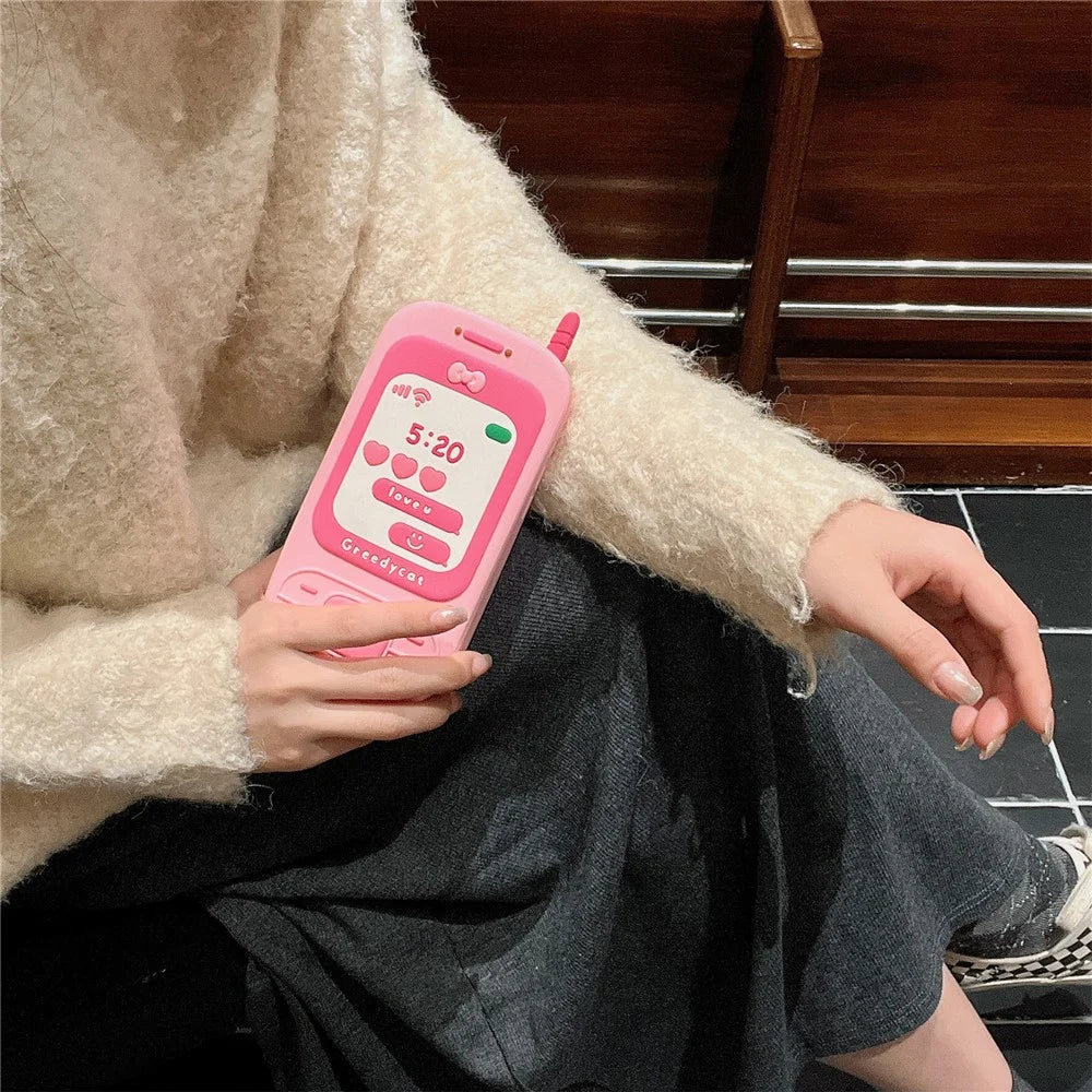 For iPhone 16 Pro Max Silicone Case Sliding Phone Design Shockproof Phone Back Cover with Mirror - 4