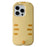 For iPhone 16 Pro Max Silicone Case Cute Sleeping Cat Design Shockproof Phone Back Cover - 1