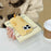 For iPhone 16 Pro Silicone Case Cute Sleeping Cat Design Shockproof Phone Back Cover - 2