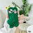 For iPhone 15 Silicone Case Cute Cucumber Sprite Design Shockproof Phone Back Cover - 2