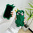 For iPhone 15 Silicone Case Cute Cucumber Sprite Design Shockproof Phone Back Cover - 4