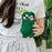 For iPhone 15 Silicone Case Cute Cucumber Sprite Design Shockproof Phone Back Cover - 5