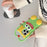 For iPhone 16 Pro Max Silicone Case Cute Heart Monster Design Shockproof Phone Back Cover - Green - 4