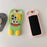 For iPhone 16 Pro Max Silicone Case Cute Heart Monster Design Shockproof Phone Back Cover - Green - 5