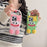 For iPhone 16 Pro Max Silicone Case Cute Heart Monster Design Shockproof Phone Back Cover - Green - 6