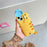 For iPhone 15 Silicone Case Cat Eating Fish Design Lens Cover Kickstand Phone Back Cover - 2