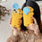 For iPhone 15 Silicone Case Cat Eating Fish Design Lens Cover Kickstand Phone Back Cover - 5