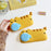 For iPhone 15 Silicone Case Cat Eating Fish Design Lens Cover Kickstand Phone Back Cover - 7