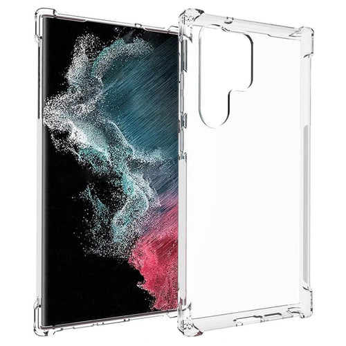 For Samsung Galaxy S23 Ultra Shock Absorbing Soft TPU Phone Case Non-slip Anti-scratch Mobile Phone Back Cover - 1