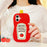 For iPhone 16 Silicone Case Cute Ketchup Bottle Design Shockproof Phone Back Cover - 5