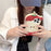 For iPhone 15 Pro Silicone Case Cute Eaten Apple Design Shockproof Phone Back Cover - 3